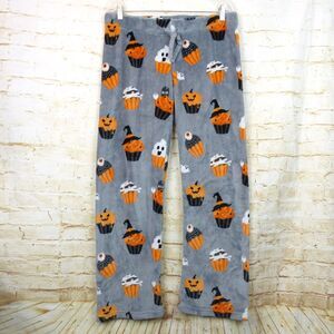 Daydream Berkshire Home Pajama Large Plush Fleece Halloween Cupcake Lounge Pants